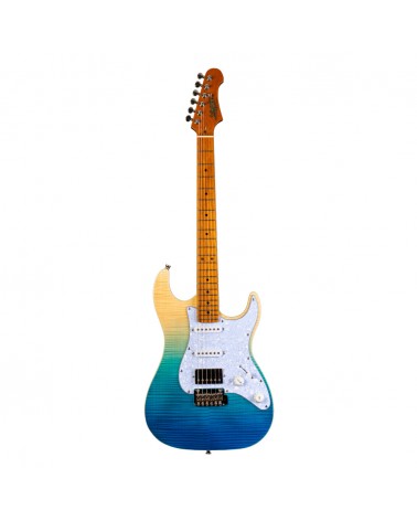 Guitarra Eléctrica Jet JS450-TBL-HSS Transparent Blue