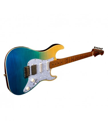 Guitarra Eléctrica Jet JS450-TBL-HSS Transparent Blue