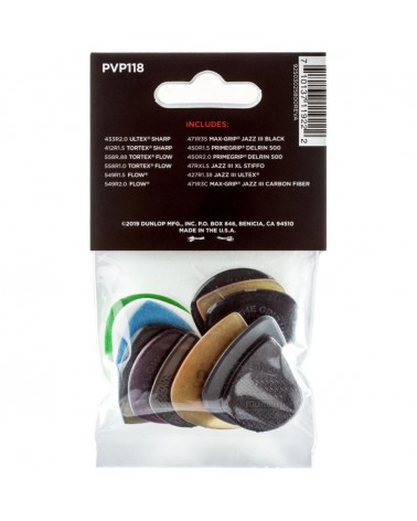 Bolsa 12 Púas Dunlop PVP-118 Variety Shred