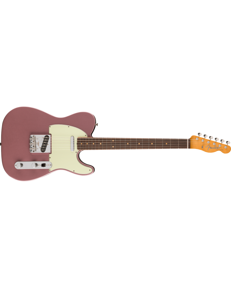 Fender Limited Edition Vintera II Road Worn '60s Telecaster, RW, Burgundy Mist Metallic