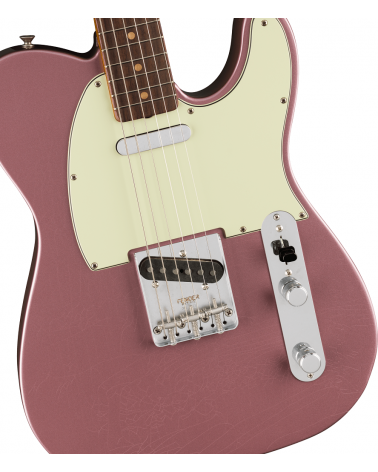 Fender Limited Edition Vintera II Road Worn '60s Telecaster, RW, Burgundy Mist Metallic