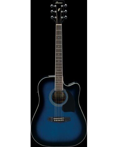 Ibanez PF15ECE-TBS - Transparent Blue Burst