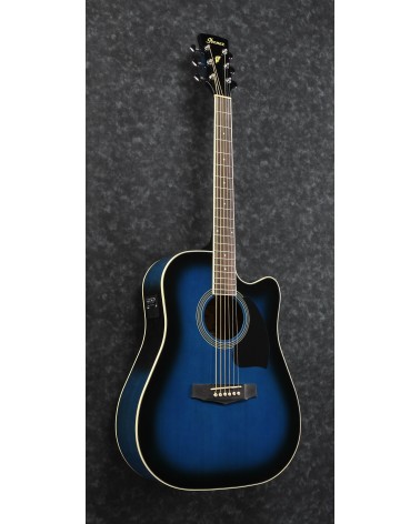 Ibanez PF15ECE-TBS - Transparent Blue Burst