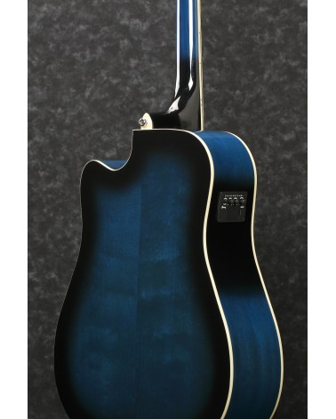 Ibanez PF15ECE-TBS - Transparent Blue Burst