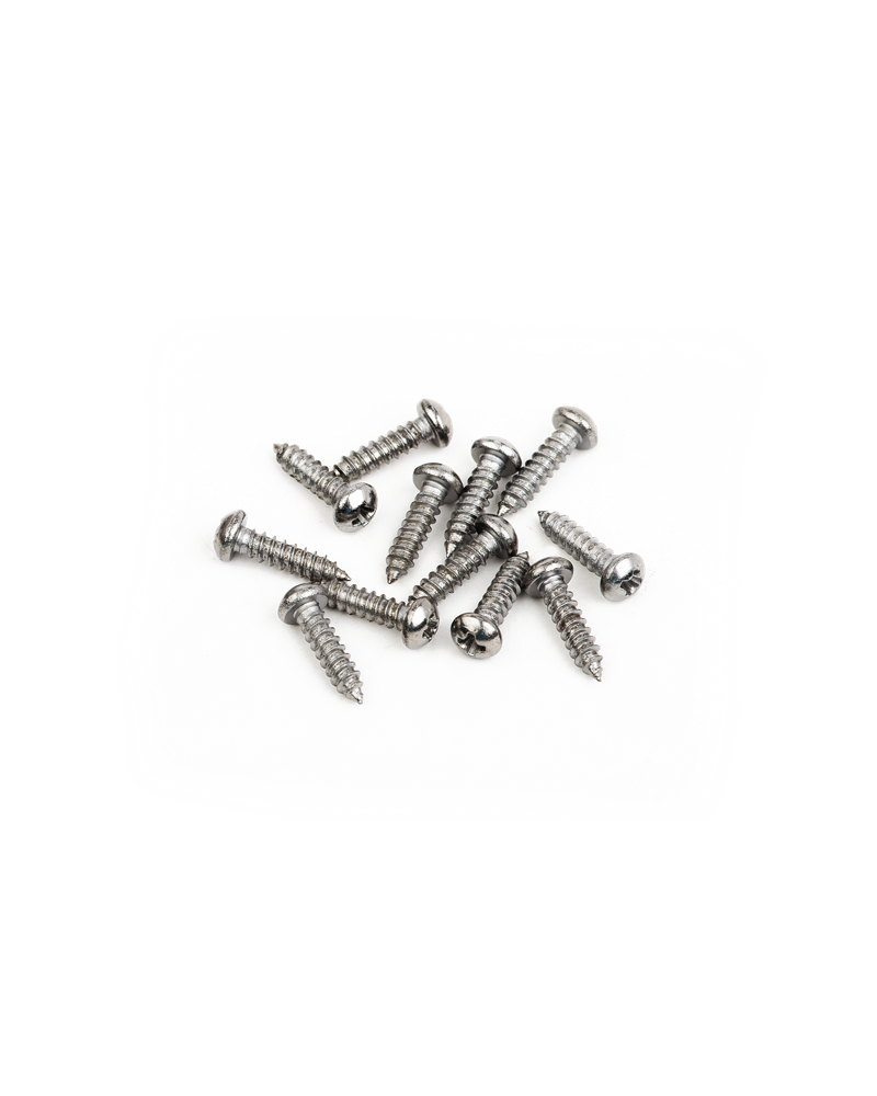 Fender American Standard/Deluxe Guitar String Tree Mounting Screws 3 x 3/8" Philips (12) Fender American Standard/Deluxe Guitar String Tree Mounting Screws 3 x 3/8" Philips (12)