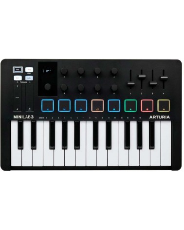 Arturia Minilab 3 Black Controlador MIDI USB Compacto