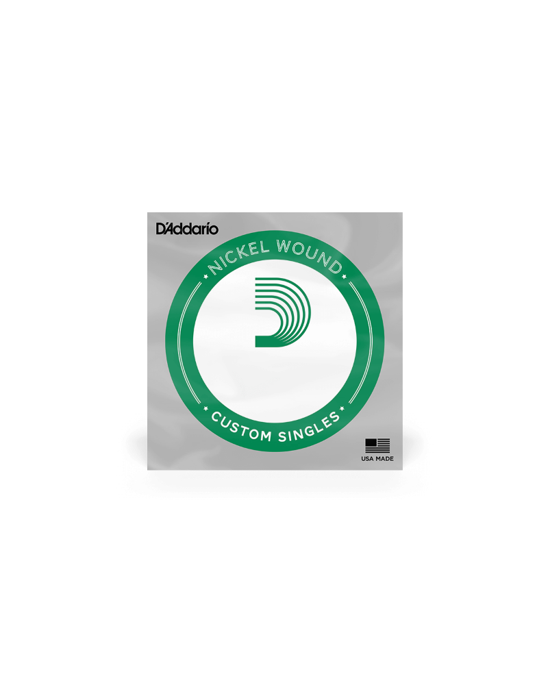 D'Addario XLB032, cuerda individual para bajo con entorchado en níquel, escala larga, .032