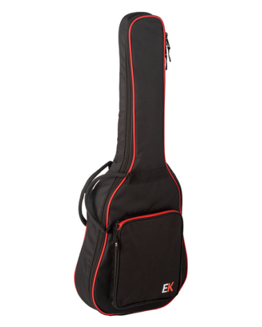 FUNDA PARA GUITARRA CLÁSICA CADETE 3/4 DE 10MM EK ROJA