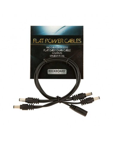 RockBoard Cable Plano Daisy Chain, 4 salidas, recto