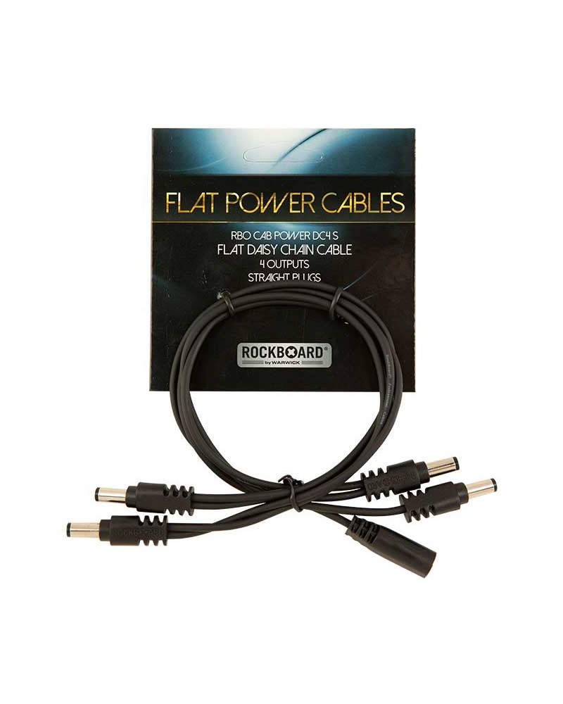 RockBoard Cable Plano Daisy Chain, 4 salidas, recto