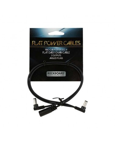 RockBoard Cable plano Daisy Chain, 2 salidas, acodado