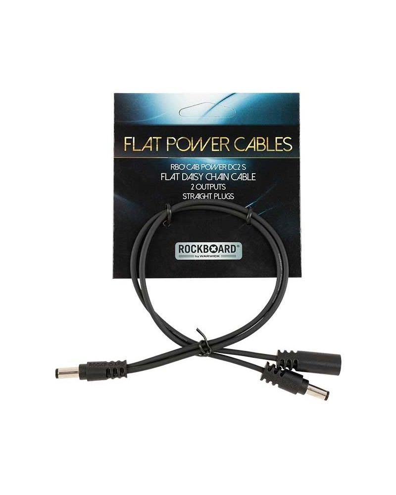 RockBoard Cable plano Daisy Chain, 2 salidas, recto