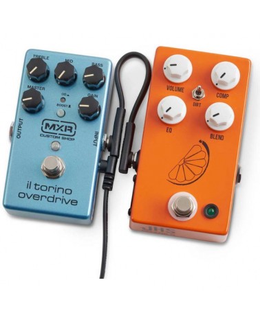 Cable de alimentación plano RockBoard, acodado/recto 15 cm / 5 29/32''