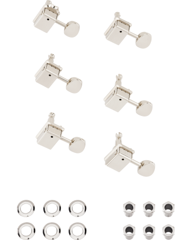 Fender ClassicGear Staggered Tuning Machines, Chrome