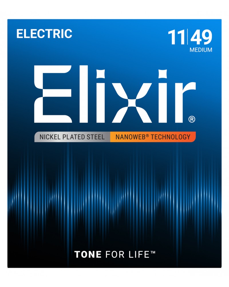 Juego Cuerdas Guitarra Eléctrica Elixir Nanoweb 12102 (011-049)