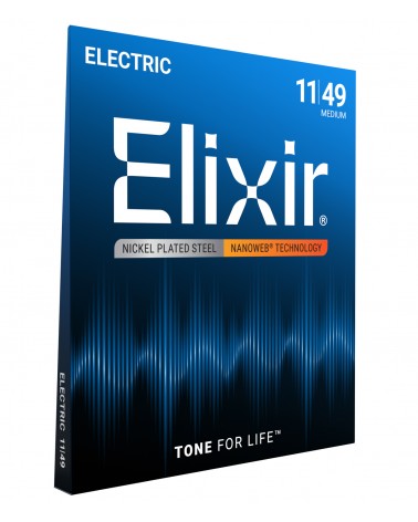 Juego Cuerdas Guitarra Eléctrica Elixir Nanoweb 12102 (011-049)