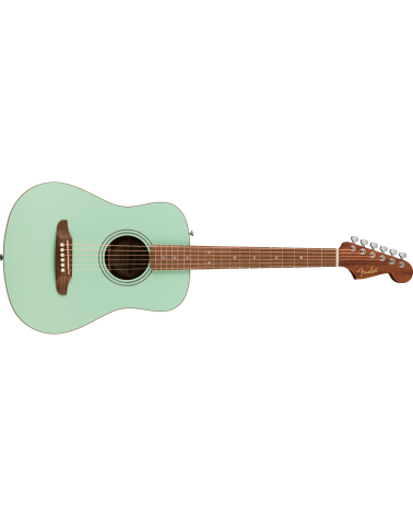 Fender California Standard Redondo Mini with Bag, Spruce Top, Surf Green
