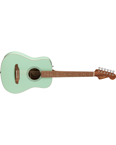 Fender California Standard Redondo Mini with Bag, Spruce Top, Surf Green