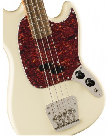Squier Classic Vibe '60s Mustang Bass, Laurel Fingerboard, Olympic White
