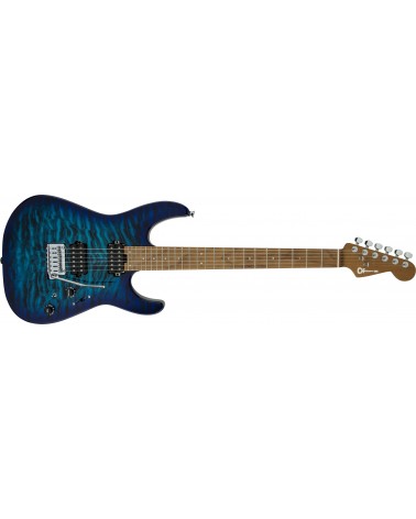 Charvel Pro-Mod DK24 HH 2PT CM QM, Caramelized Maple Fingerboard, Chlorine Burst