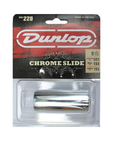 Slide Dunlop 220 Cromado Medium Medium