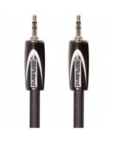 Roland Rcc-5-3535 Cable Balanceado Black Series Minijack Estereo Minijack Estereo 1.5 Metros