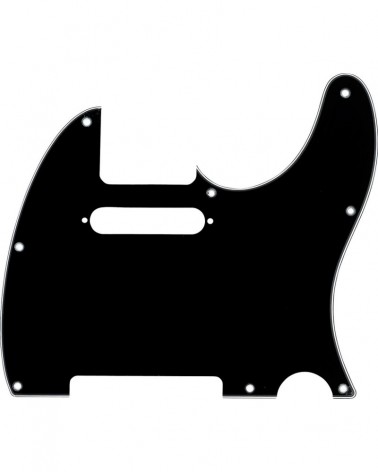 Fender Pickguard, Telecaster, 8-Hole Mount, Black, 3-Ply