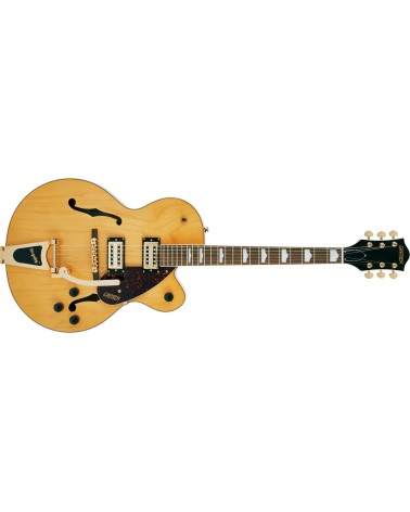 Gretsch G2410TG Streamliner Hollow Body Single-Cut with Bigsby and Gold Hardware, Laurel Fingerboard, Village Amber