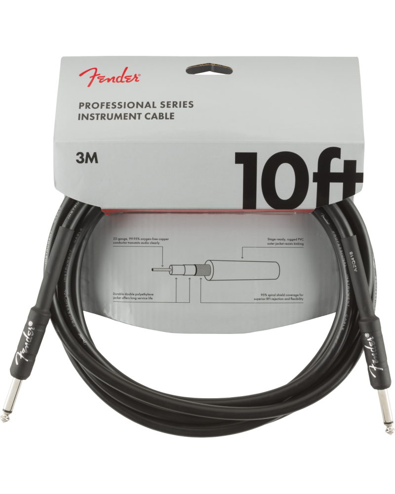 PRO 10' INST CABLE BLK