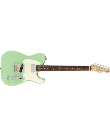 Fender American Performer Telecaster with Humbucking, Rosewood Fingerboard, Satin Surf Green