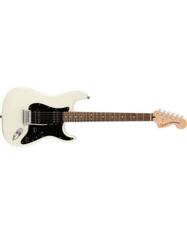 Squier Affinity Stratocaster HH, Laurel Fingerboard, Black Pickguard, Olympic White
