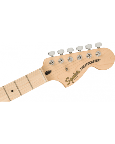 Squier Affinity Series Stratocaster FMT HSS, Maple Fingerboard, Black Pickguard, Black Burst