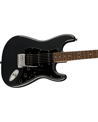 Squier Affinity Series Stratocaster HSS Pack, Laurel Fingerboard, Charcoal Frost Metallic, Gig Bag, 15G