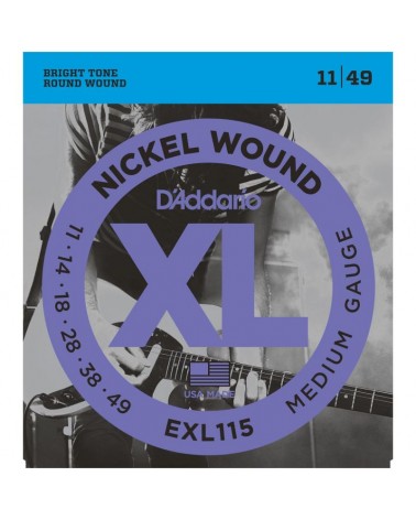 D'Addario EXL115 - XL Blues/Jazz Rock [11-49]