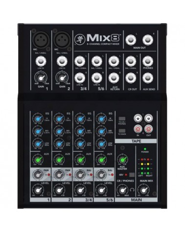 Mackie MIX8 Mesa de mezclas