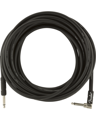 FENDER 25' ANGLE PROFESSIONAL SERIES INSTRUMENT CABLE 7'5 m acodado