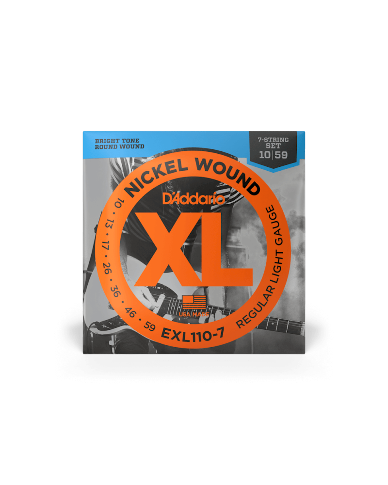 D'Addario - EXL110-7 - XL Regular 7-String [10-56]