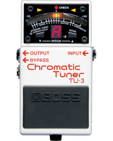 Boss TU3 Afinador cromático de pedal
