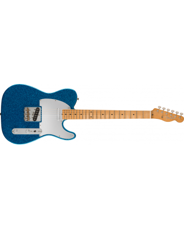 Fender  J Mascis Telecaster, Maple Fingerboard, Bottle Rocket Blue Flake