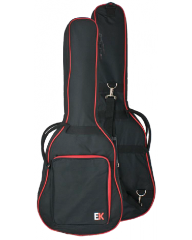 FUNDA PARA GUITARRA CLÁSICA 4/4 DE 10MM EK ROJA