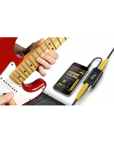 IK Multimedia IRIG 2 - Interface de guitarra PARA IOS, MAC Y Samsung Pro Audio