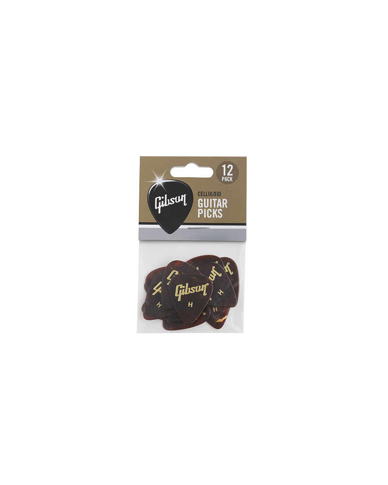 Pack 12 Púas Gibson Tortoise