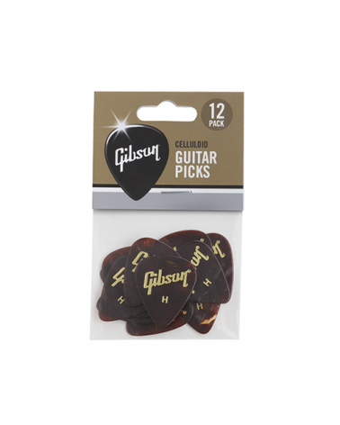 Pack 12 Púas Gibson Tortoise