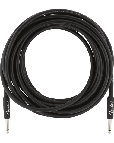 FENDER Professional Series Instrument Cable, Straight/Straight, 25', Black 7,5 m.