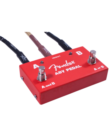 Fender 2-Switch ABY Pedal, Red