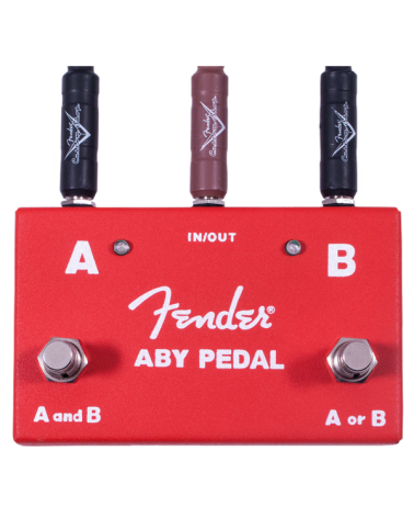 Fender 2-Switch ABY Pedal, Red