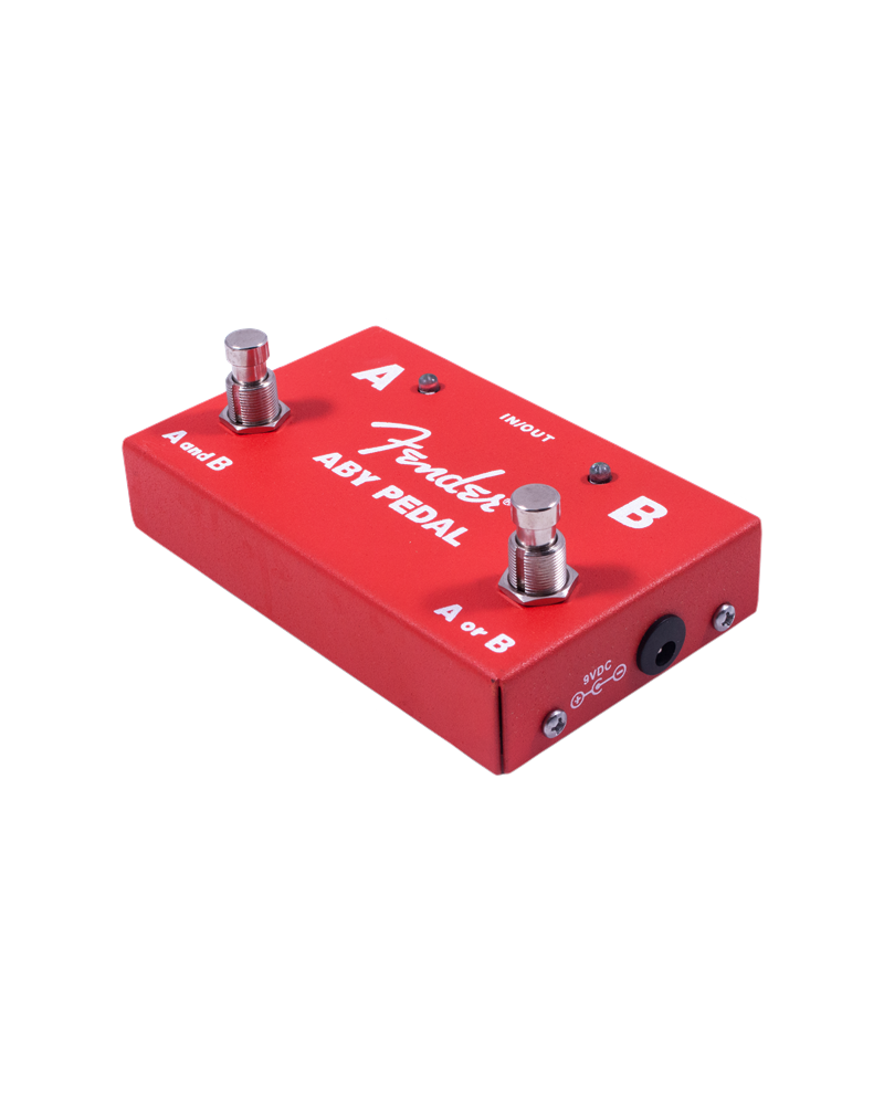 Electric Guitar Amp Fender 2-Switch ABY Pedal - Red | Long