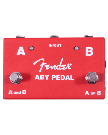 Fender 2-Switch ABY Pedal, Red