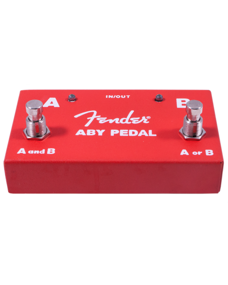 Estación de ferrocarril proyector Inactivo Fender 2-Switch ABY Pedal, Red