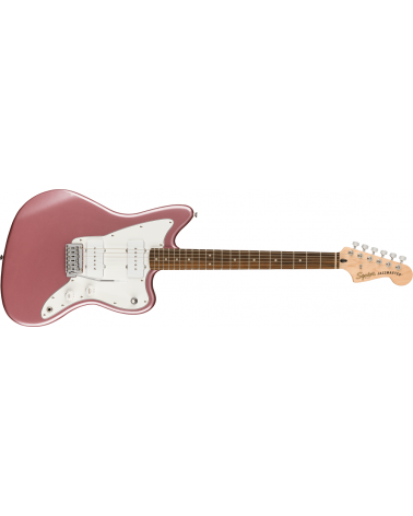 Squier Affinity Series Jazzmaster, Laurel Fingerboard, White Pickguard, Burgundy Mist